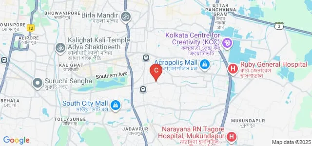 Sri Aurobindo Seva Kendra School of Nursing, South 24 Parganas Map