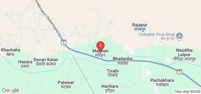 Om Sai Vindhya College of Pharmacy, Mirzapur Map