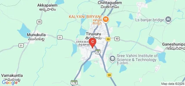 Satya College of Education, Tiruvuru Map