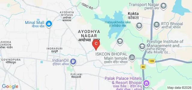 Christ College, Bhopal Map