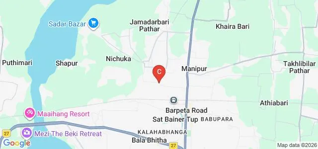 Ganesh Lal Choudhary College, Barpeta Map