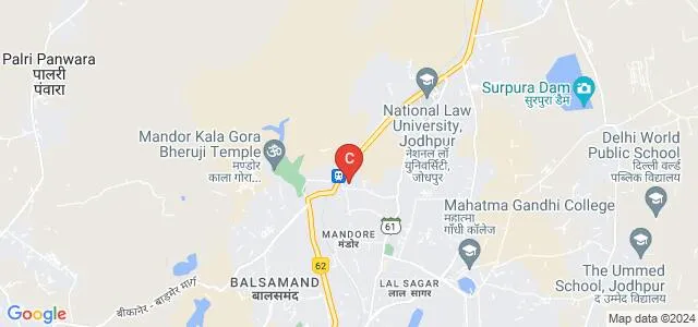 Faculty of Dairy Technology, Agriculture University, Jodhpur Map
