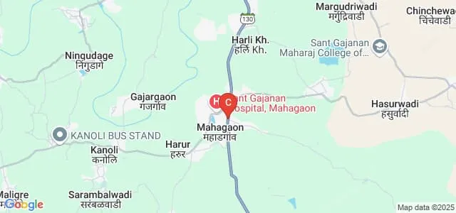 Sant Gajanan Maharaj Ayurved Medical College, Mahagaon Map