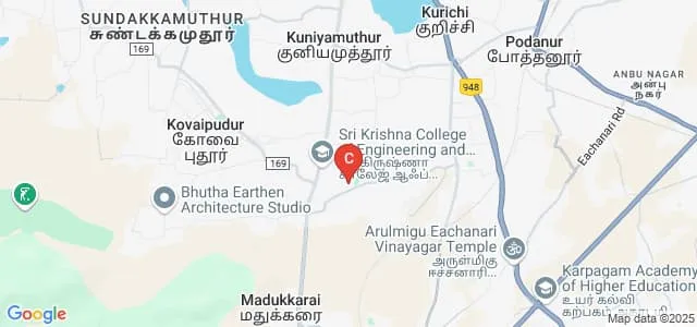 School of Management, Sri Krishna College of Engineering and Technology, Coimbatore Map