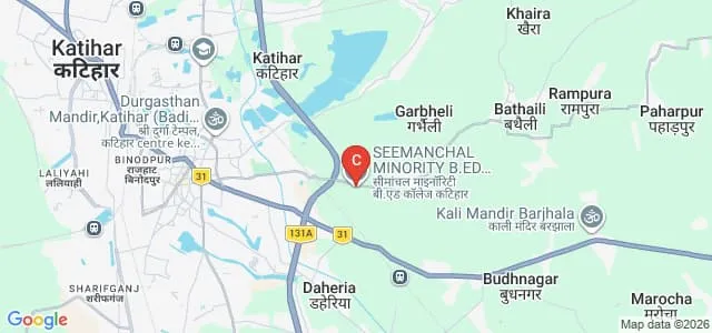 Seemanchal Minority B Ed College, Katihar Map