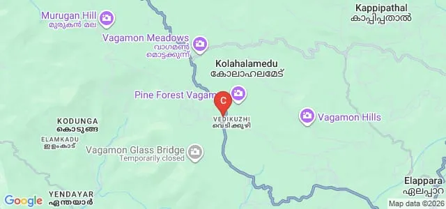 College of Dairy Science and Technology, Idukki Map
