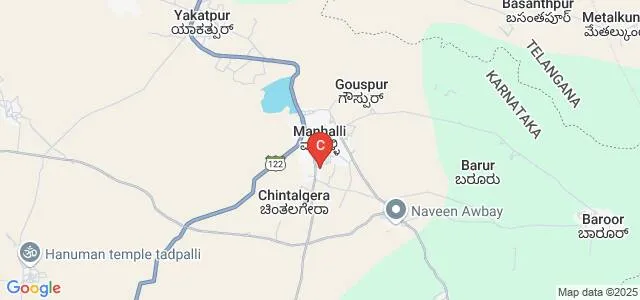 Government First Grade College, Manahalli Map