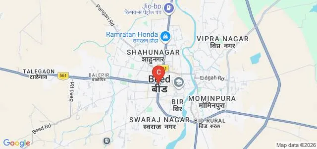 Navgan Shikshan Sanstha Rajuri's College of Physical Education, Beed Map