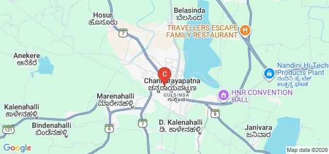 Sri Adichunchanagiri First Grade College, Channarayapatna Map