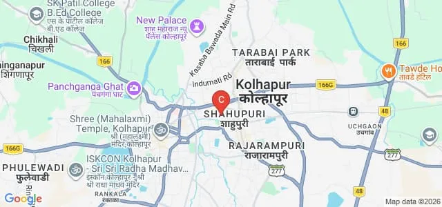 Shahaji Law College, Kolhapur Map