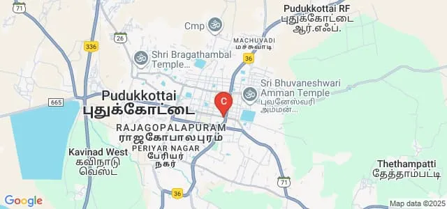SSR Polytechnic College, Pudukkottai Map