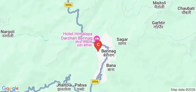Government Post Graduate College, Berinag Map