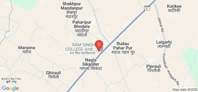 Ram Singh College of Pharmacy, Firozabad Map