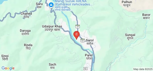 Shakuntla Memorial B Sc College of Nursing, Chamba Map