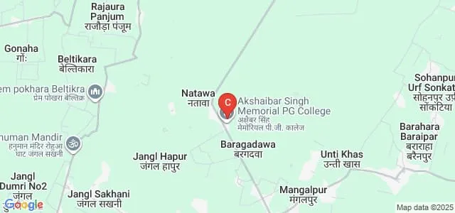 Akshaibar Singh Memorial PG College, Maharajganj Map