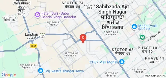 Sri Guru Harkrishan Sahib College of Nursing, SAS Nagar Map