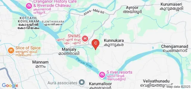 MES College of Engineering and Technology, Kunnukara Map