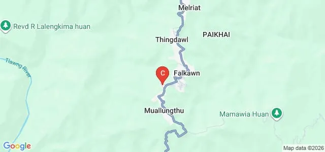 Mizoram College of Nursing, Aizawl Map