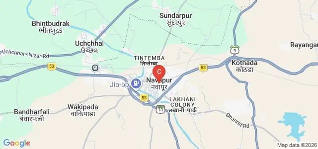 MKD Arts, Commerce, Science and Fashion Designing College, Virchak Map