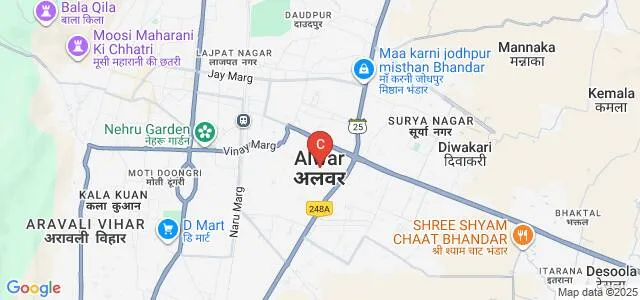 Northern Institute of Learning and Management, Alwar Map