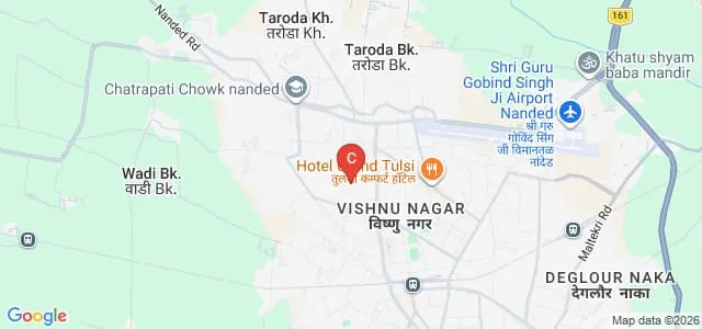 Nanded Education Society's Science College, Nanded Map