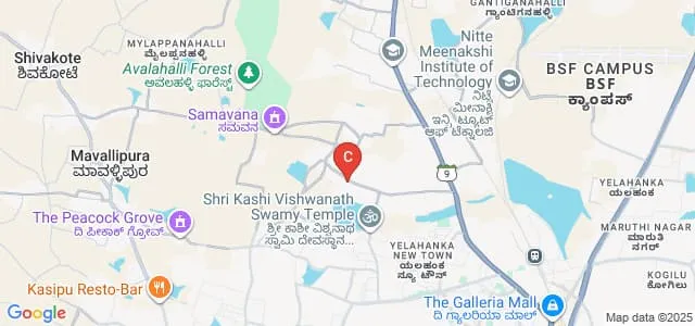Nagarjuna Degree College, Yelahanka Map