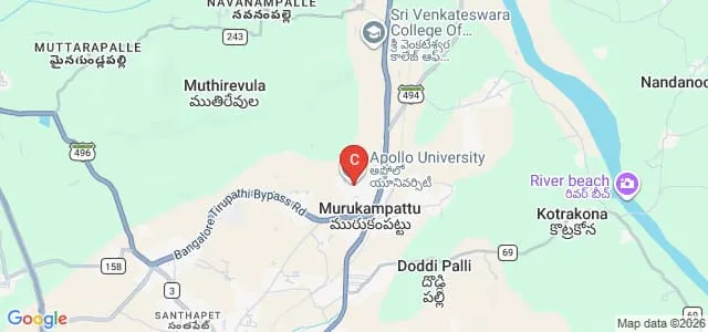 Apollo Institute of Medical Sciences and Research, Chittoor Map