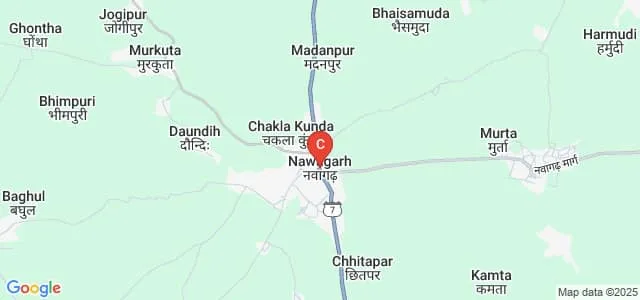 SD Mahavidyalaya, Nawagarh Map