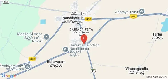 Government Degree College, Nandikotkur Map
