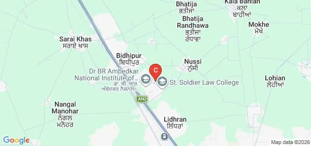 St Soldier Institute of Engineering and Technology, Jalandhar Map