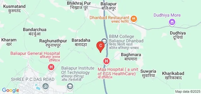 Binod Bihari Mahato College, Dhanbad Map