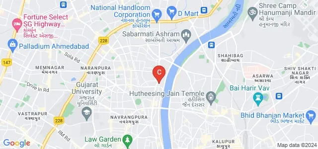 Asia Pacific Institute of Business Administration, Ahmedabad Map