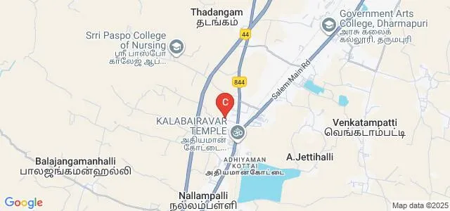Swami Vivekananda College of Nursing, Dharmapuri Map