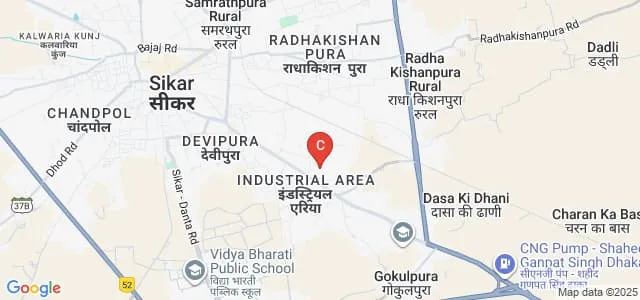 Shaheed Bhagat Singh Law College, Sikar Map