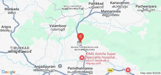 MSTM Arts and Science College, Malappuram Map