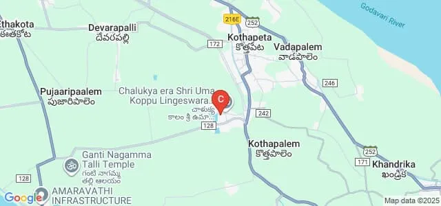 Palivela PG College, East Godavari Map