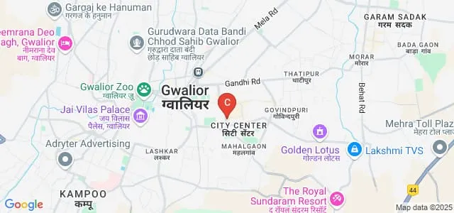 The City College, Gwalior Map