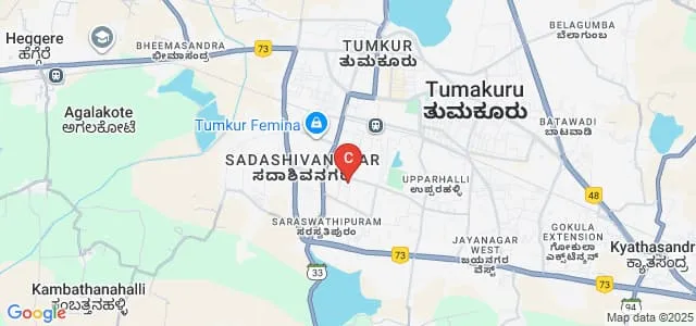 Aryabharathi Polytechnic, Tumkur Map