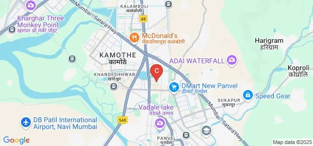 Pillai College of Education and Research, New Panvel Map