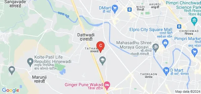 Unitech B School, Pune Map