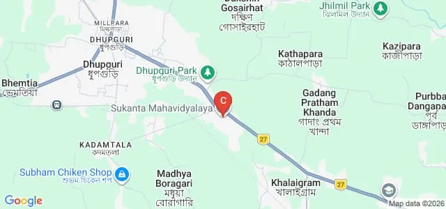 Sukanta Mahavidyalaya, Jalpaiguri Map