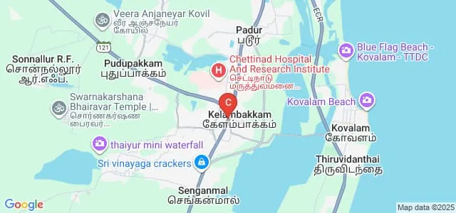 SSN School of Management and Computer Application, Kalavakkam Map