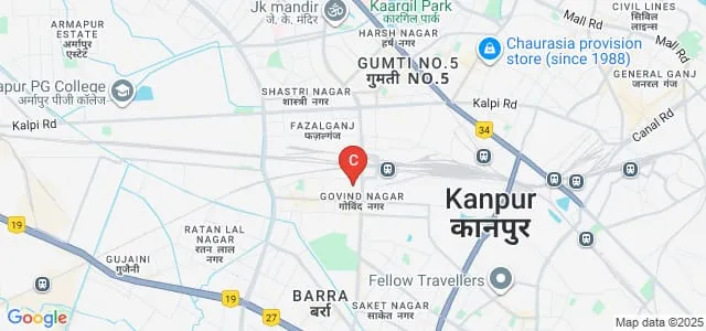 Dayanand Academy of Management Studies, Kanpur Map