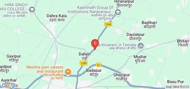 Dhanwanti Mahila Mahavidyalaya, Ghazipur Map