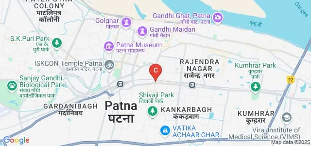MGM College of Law, Patna Map