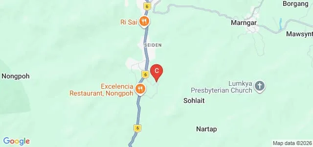 District Institute of Education and Training, Nongpoh Map