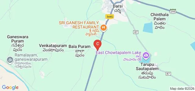 Sri Gowthami College of Education, Prakasam Map