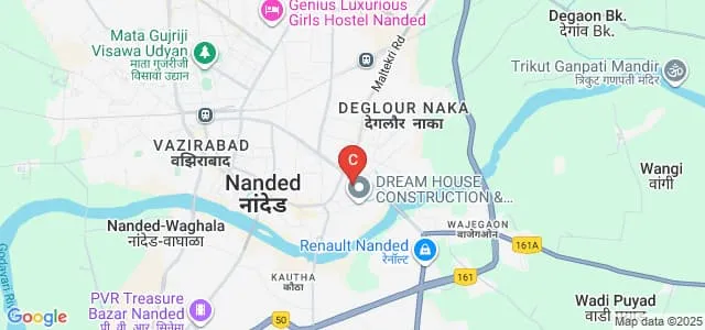 Vasantrao Naik Institute of Technology, Nanded Map