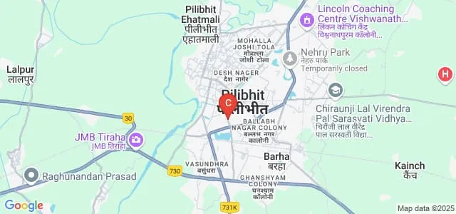 Bright Future Degree College, Pilibhit Map