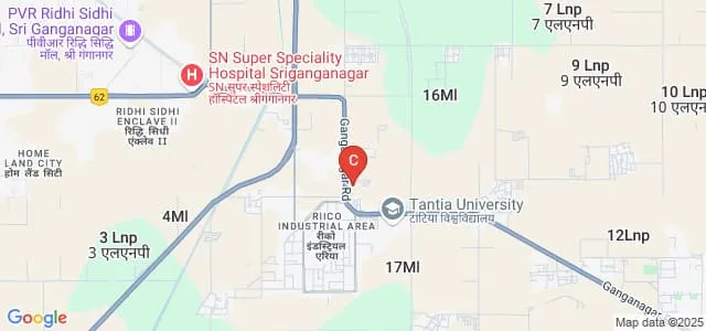 Saraswati Shikshan Sadan PG College, Sri Ganganagar Map